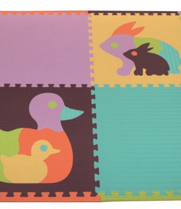 Podne puzzle Premijum klase sa ravnim ivicama "Mama i beba" DVA KOMPLETA